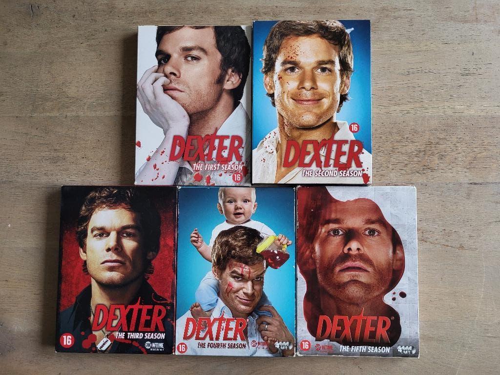 DVD Dexter seizoen 1,2,3,4,5!, Vanaf 12 jaar, Ophalen of Verzenden, Zo goed als nieuw