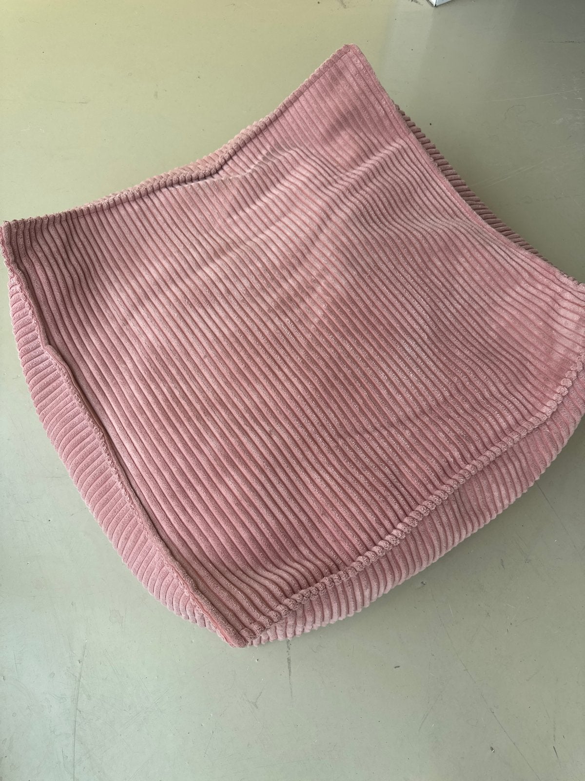 Roze Wigi Wama Zitzak - Ribstof, Ophalen, Zo goed als nieuw, Roze, Zitzak