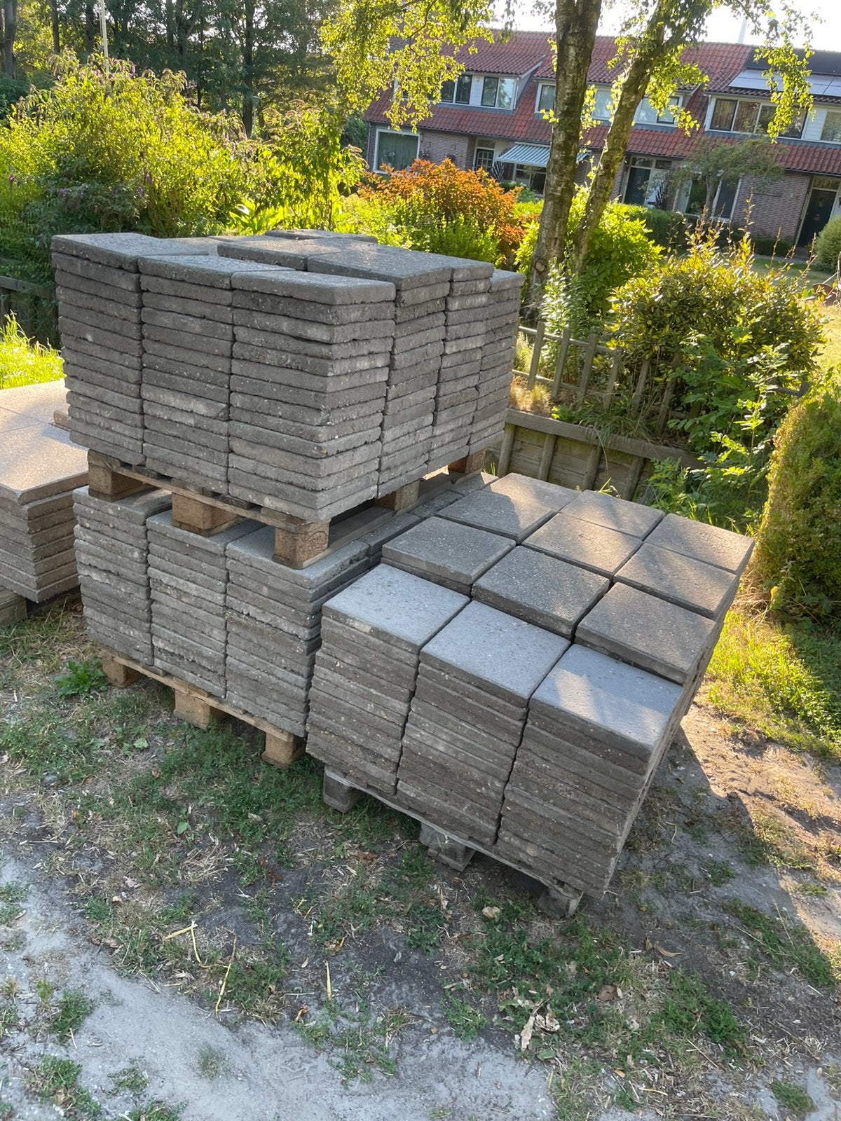 Gratis afhalen, Tegels 30x30 cm, Tuin en Terras, Ophalen, Gebruikt, Overige typen, 10 m² of meer