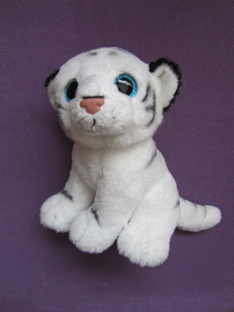 HEUNEC Knuffel TIJGER SNEEUWTIJGER. 22 CM ZITTEND **Nieuw**, Overige merken, Nieuw, Ophalen of Verzenden, Met label
