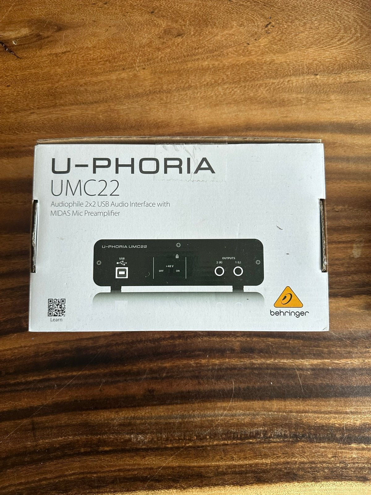 Behringer U-PHORIA UMC22 Audio Interface, Ophalen, Zo goed als nieuw