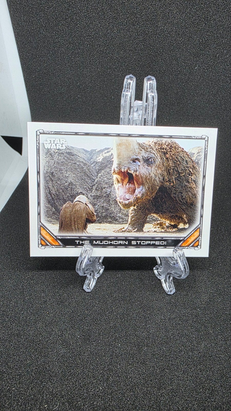 Topps The Mandalorian Kaart - The Mudhorn Stopped!, Ophalen of Verzenden, Nieuw, Overige typen