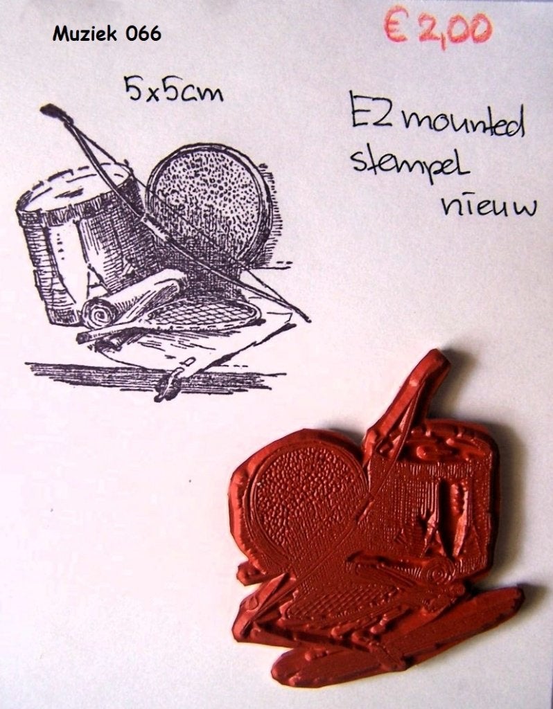 Muziek 066 EZ mounted stempel, Ophalen of Verzenden, Nieuw, EZ-mounted stempel