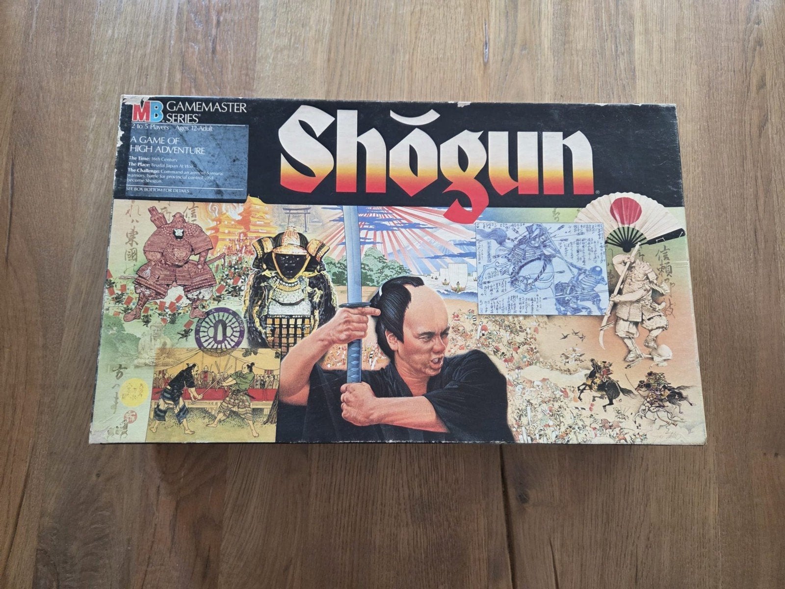 Shogun MB Gamemaster Series Bordspel compleet met NL boekje, Vijf spelers of meer, Ophalen of Verzenden, Gebruikt, MB Gamemaster Series