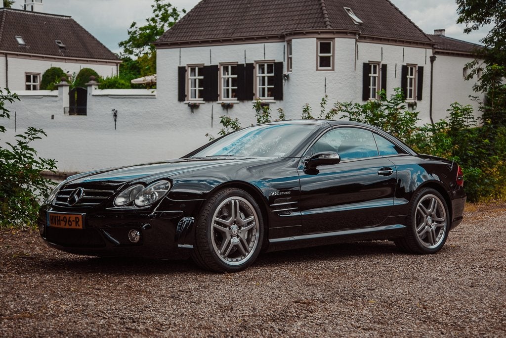 Mercedes-Benz SL 65 AMG (R230) - BTW auto, Auto's, Automaat, Euro 5, Achterwielaandrijving, Zwart