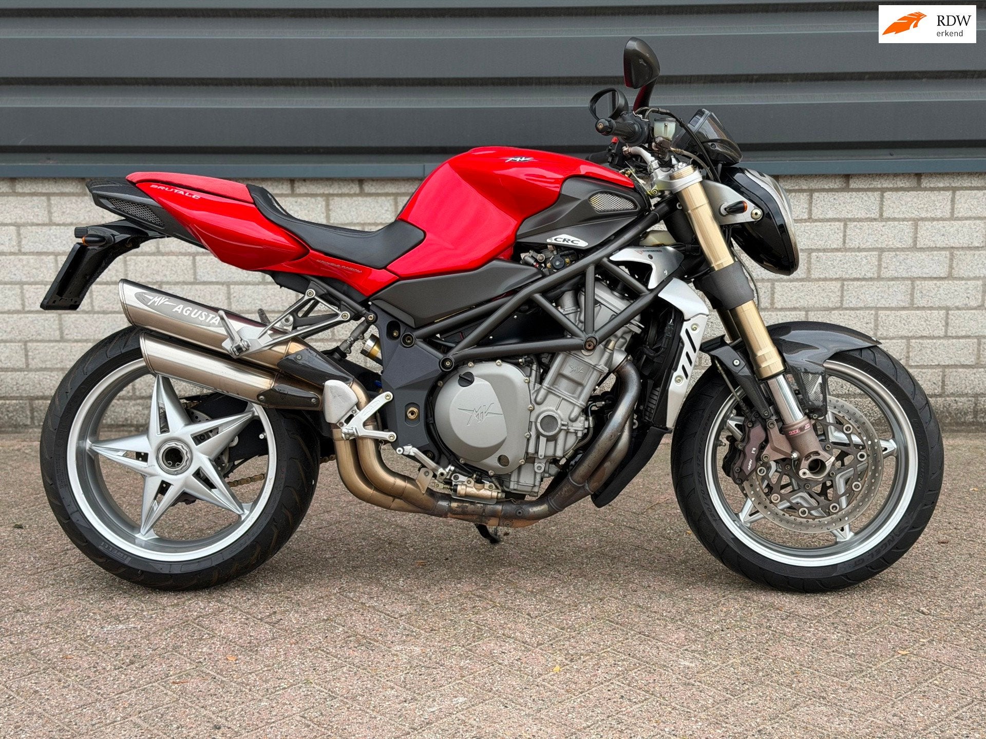 MV Agusta Brutale S F4 750 127PK | CARBON | TOPSTAAT! NAKED, Motoren, 749 cc, Sport, Meer dan 35 kW, Handgeschakeld