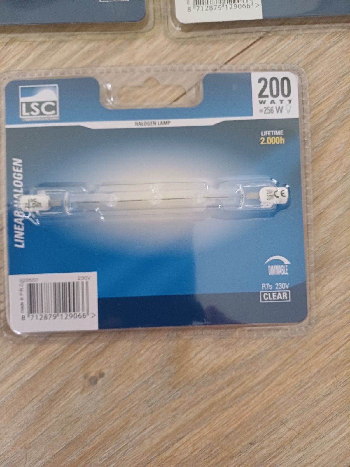 LSC Halogeenlamp R7s 200W Dimbare Lineaire Halogeen, Ophalen of Verzenden, Nieuw