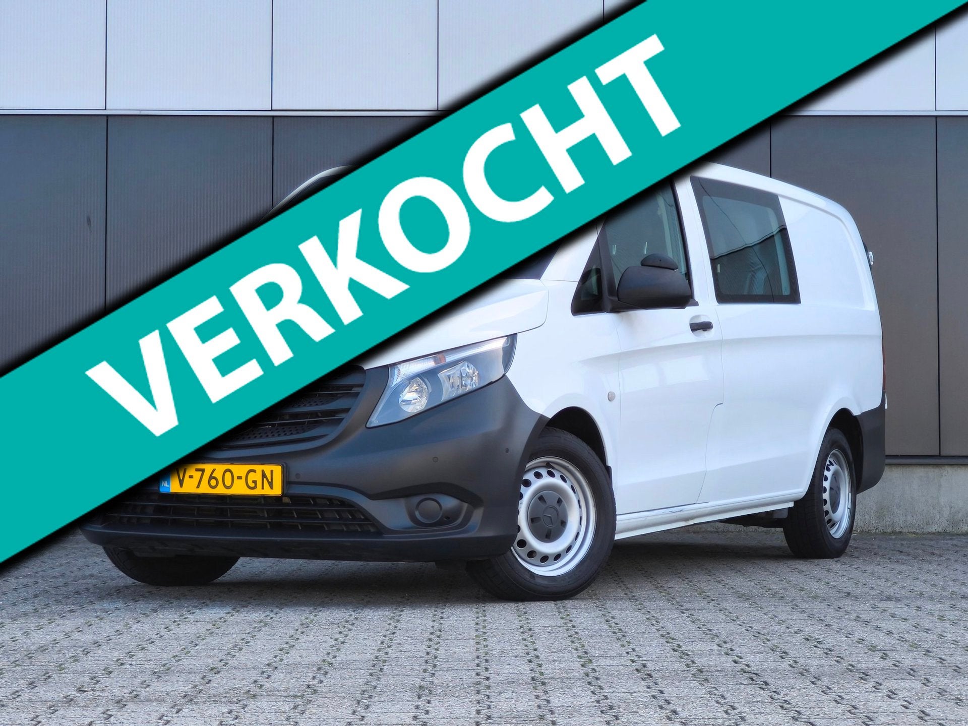 Mercedes-Benz Vito 114CDI DUBBELE CABINE AUTOMAAT CRUISE AIR, Automaat, Gebruikt, 4 cilinders, Wit