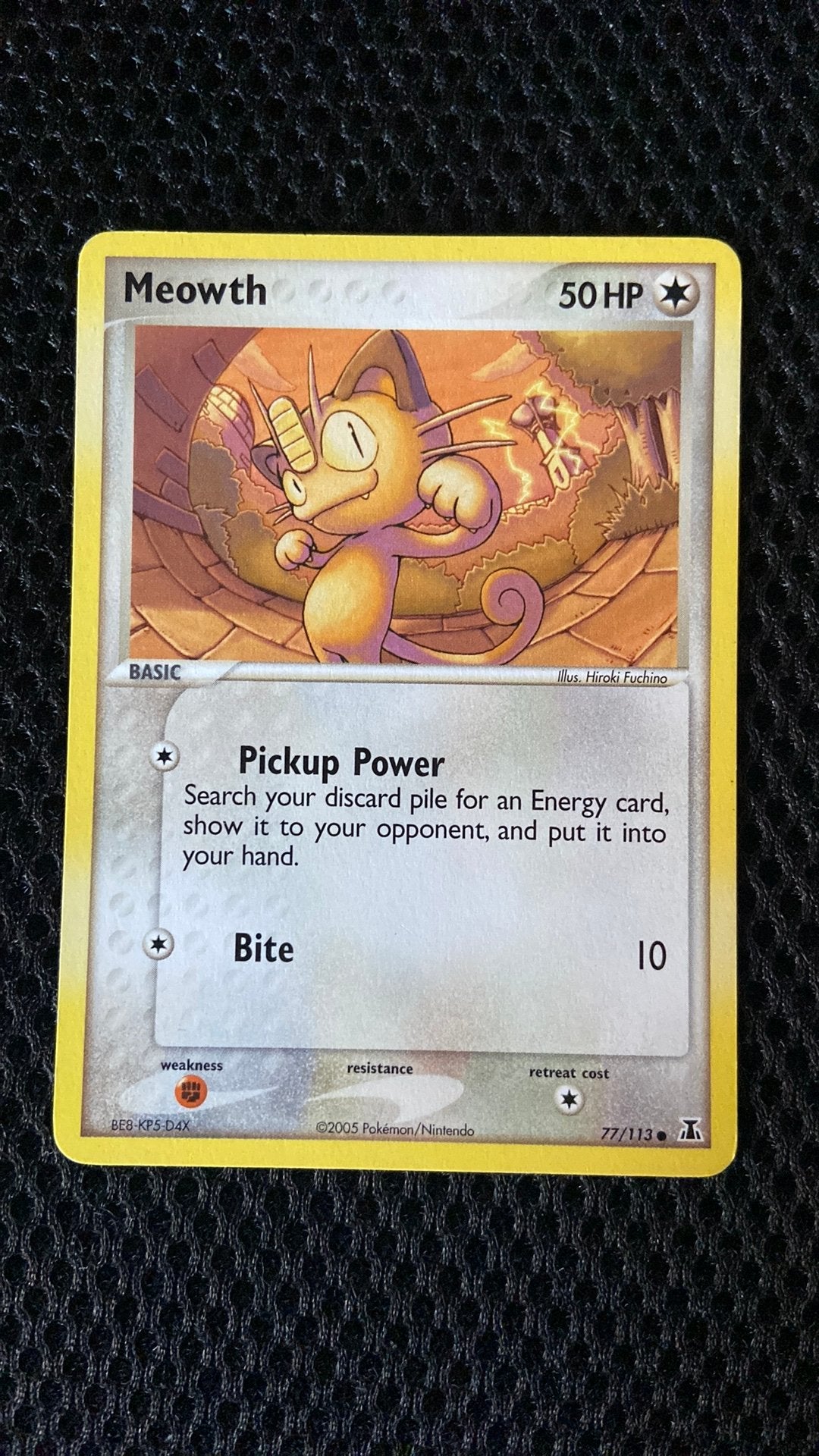 Meowth 77/113 Common Delta Species Pokemon, Ophalen of Verzenden, Zo goed als nieuw