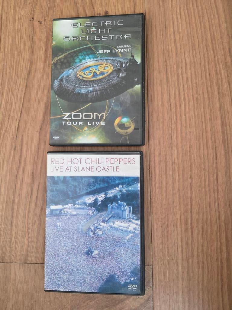 2 DVD's: Electric Light Orchestra & Red Hot Chili Peppers, Cd's en Dvd's, Alle leeftijden, Ophalen, Gebruikt, Muziek en Concerten