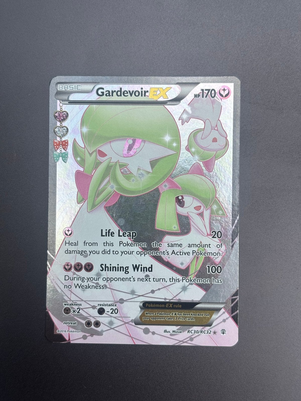Gardevoir EX RC30/RC32 Radiant Collection Generations Pokémo, Ophalen of Verzenden, Zo goed als nieuw, Losse kaart, Foil
