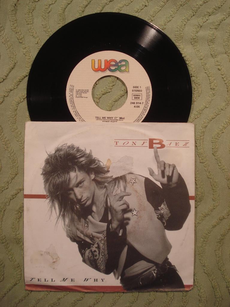 Tony Baez 7" Vinyl Single: ‘Tell me why’ (Duitsland), Cd's en Dvd's, Vinyl Singles, Gebruikt, 7 inch, Single, Ophalen of Verzenden