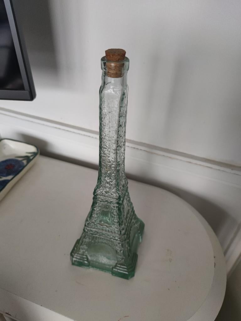 Vintage Eiffel Tower Bottele, Ophalen of Verzenden