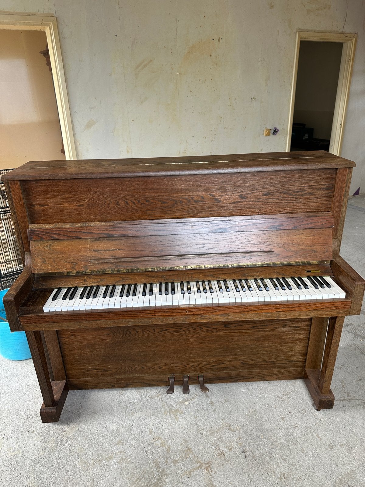Rippen Piano - Klassiek en Authentiek, Ophalen, Gebruikt, Bruin, Piano