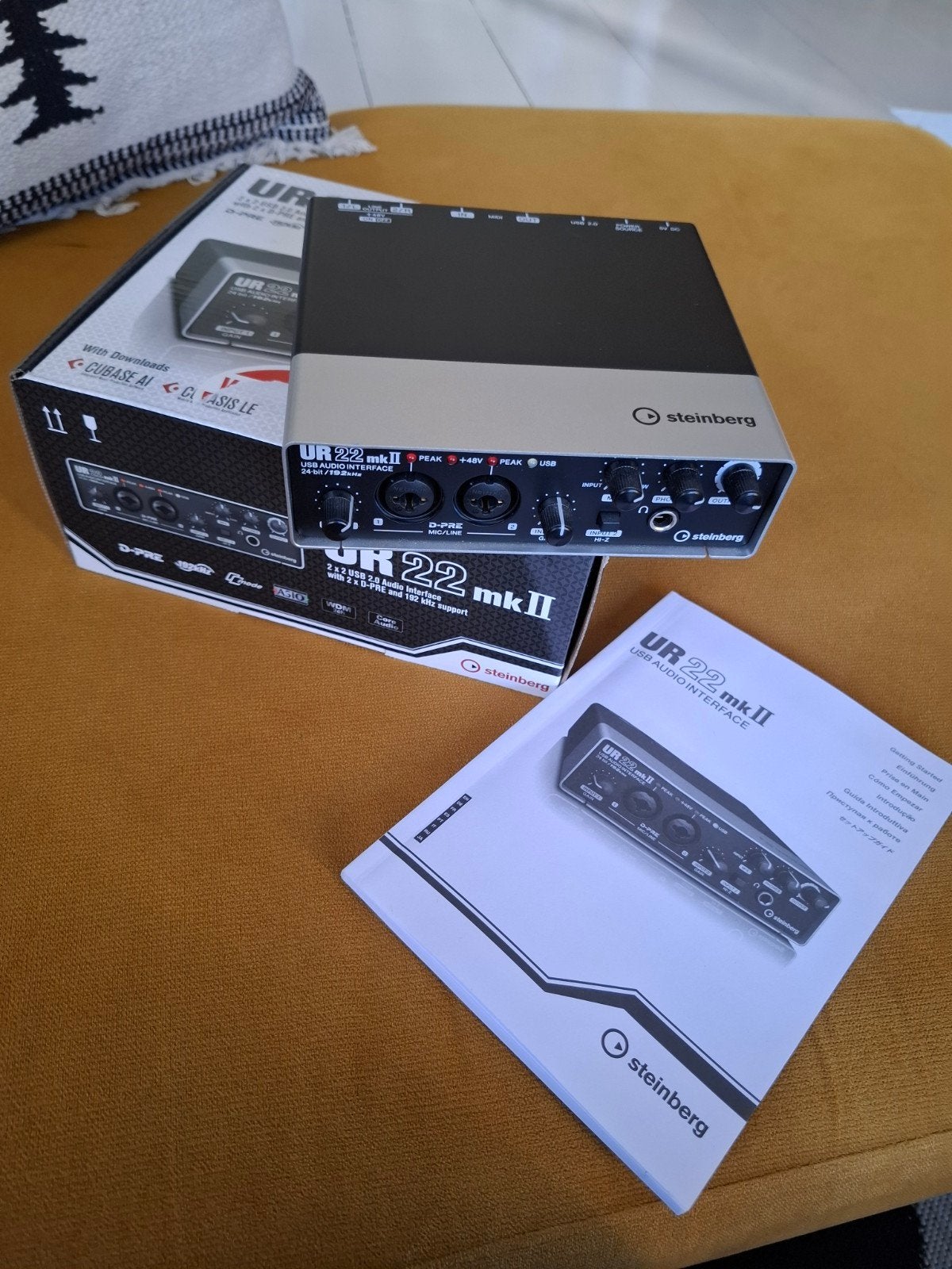 ZGAN Steinberg UR22mkII USB Audio Interface  | Geluidskaart, Muziek en Instrumenten, Ophalen of Verzenden, Zo goed als nieuw