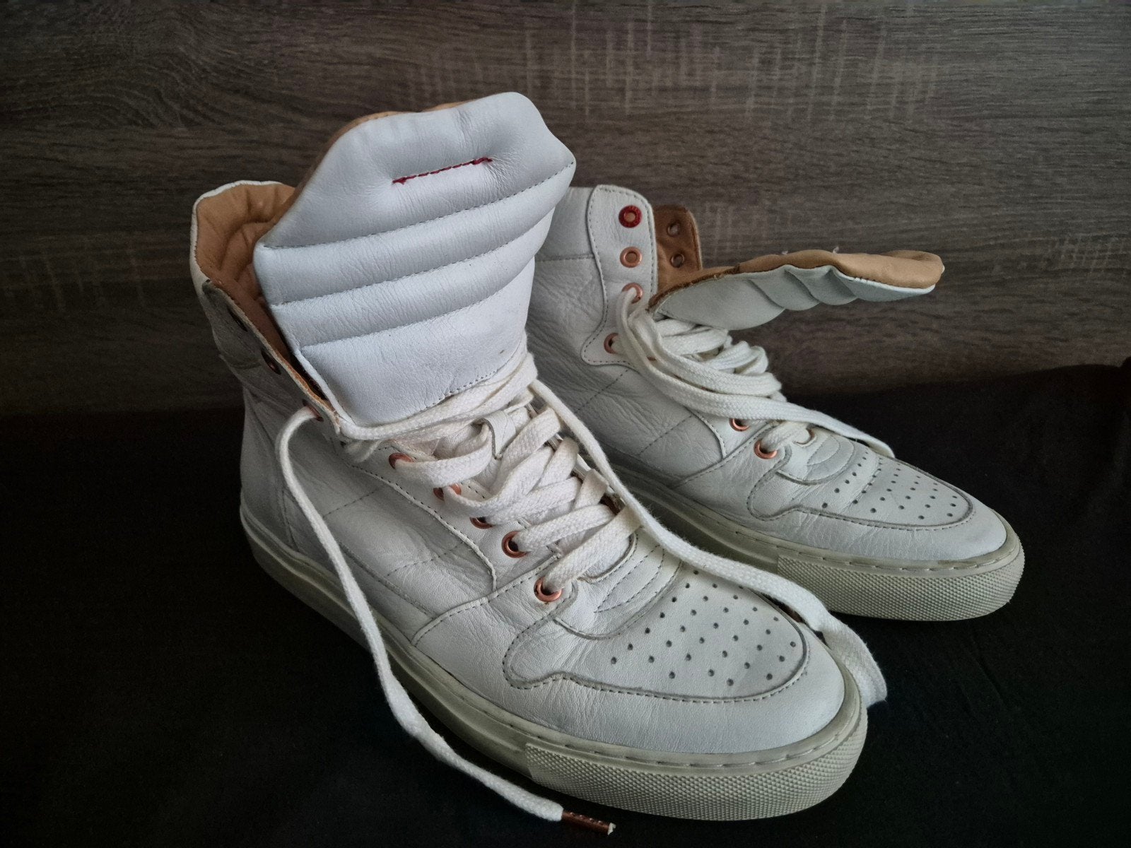 Fred de la bretoniere hoge speakers maat 41., Ophalen of Verzenden, Wit, Sneakers of Gympen