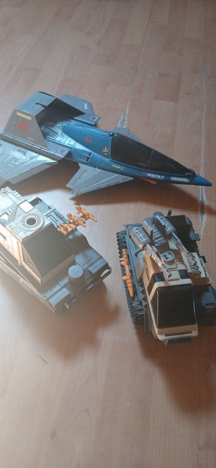 G.I. JOE Voertuigen Lot - Cobra Rattler & Tanks, Ophalen of Verzenden, Gebruikt