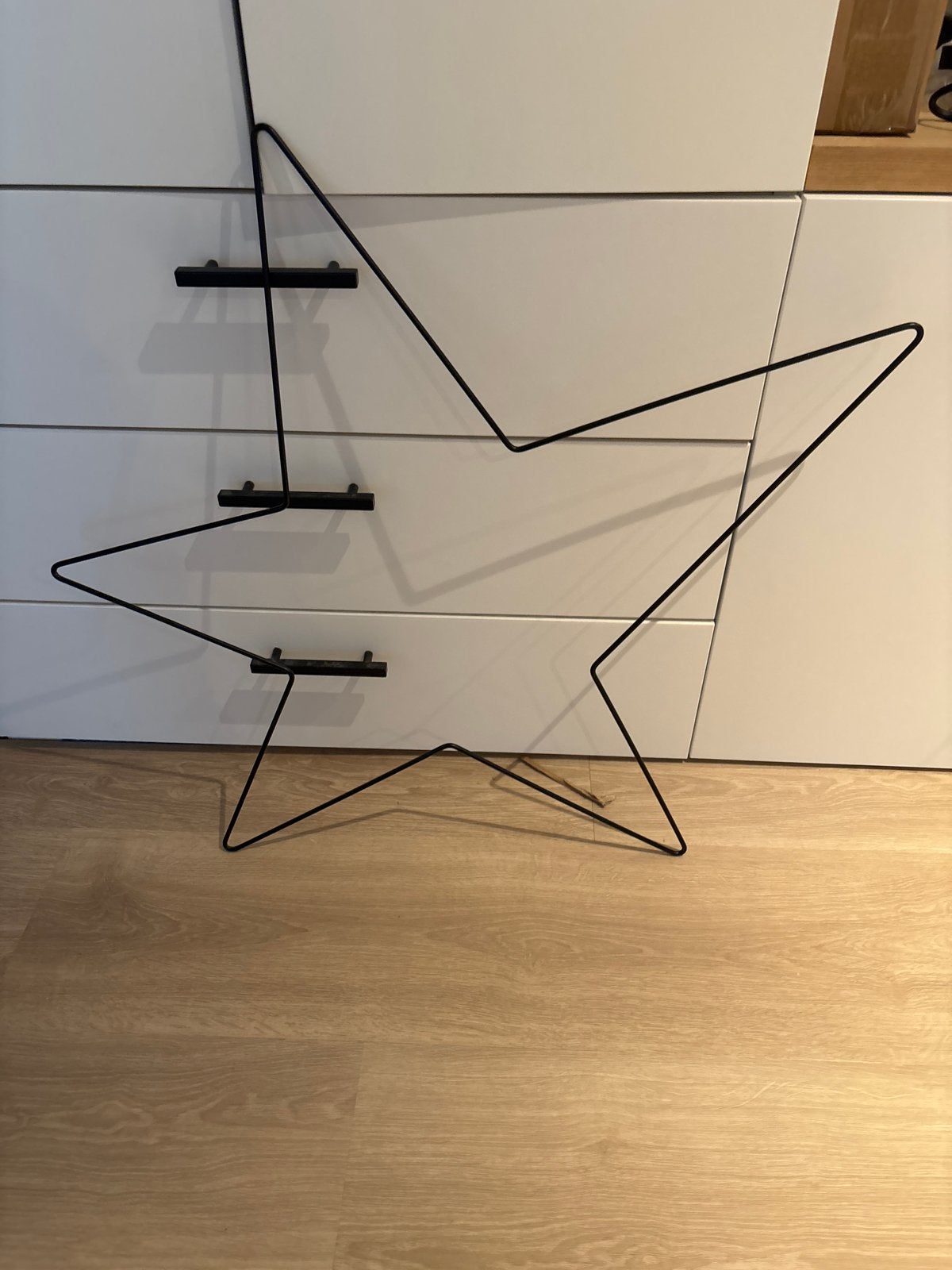Metalen vallende ster - Zwart (75 cm), Ophalen, Gebruikt, Zwart, Metaal