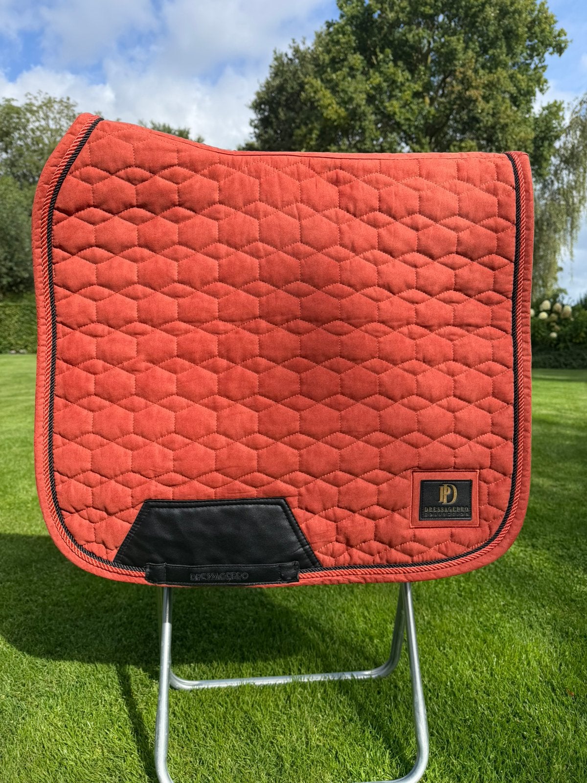 Dekje full dressuur oranje (Dressage Pro), Dieren en Toebehoren, Full (L), Oranje, Ophalen of Verzenden, Zo goed als nieuw
