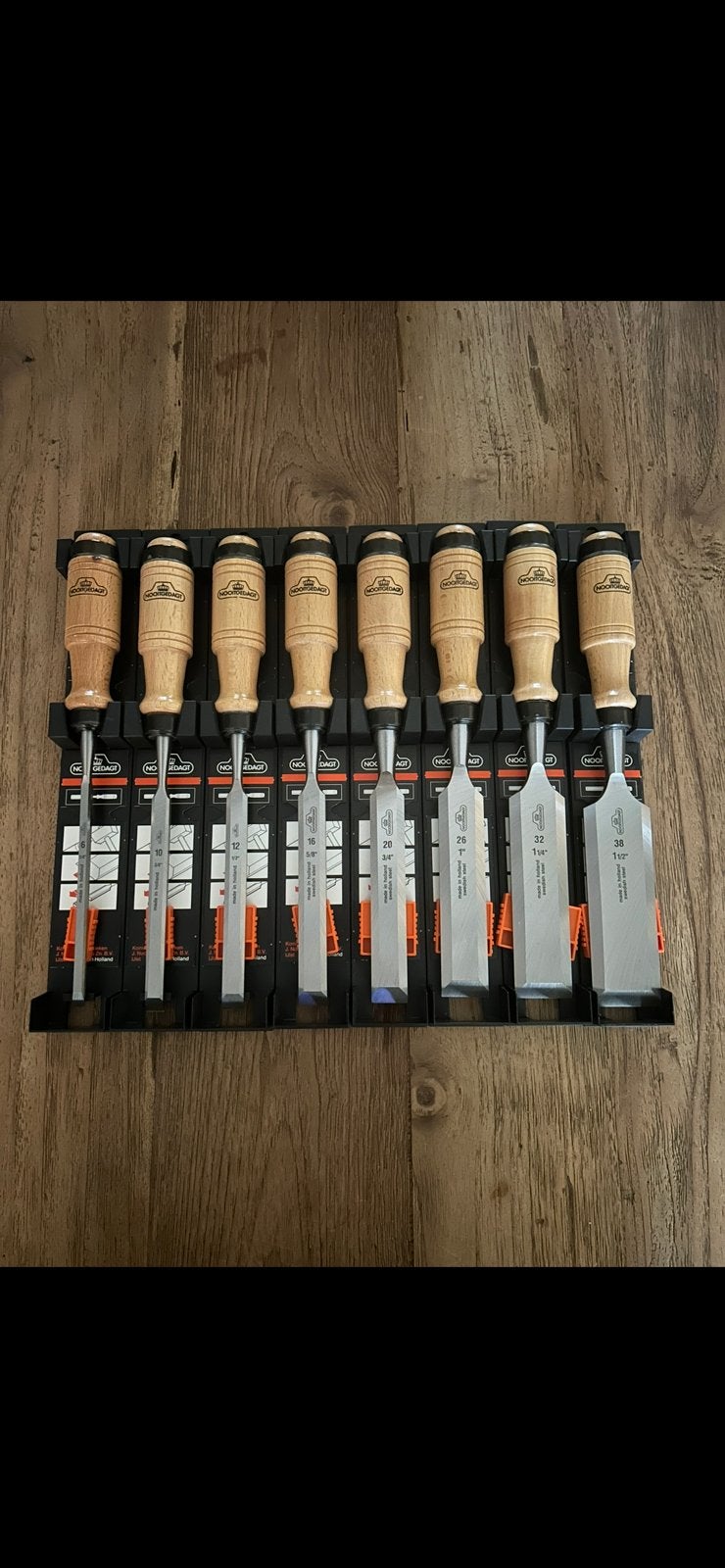 Nooitgedagt beitelset, nog nieuw., Doe-het-zelf en Verbouw, Ophalen of Verzenden, Nieuw, Beitel