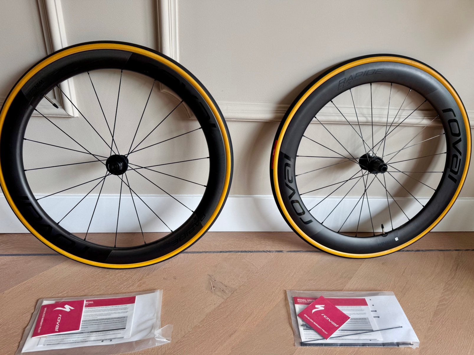 Roval Rapide CLX II wielset met S-works Turbo Cotton banden, Overige merken, Carbon, Ophalen of Verzenden, Zo goed als nieuw