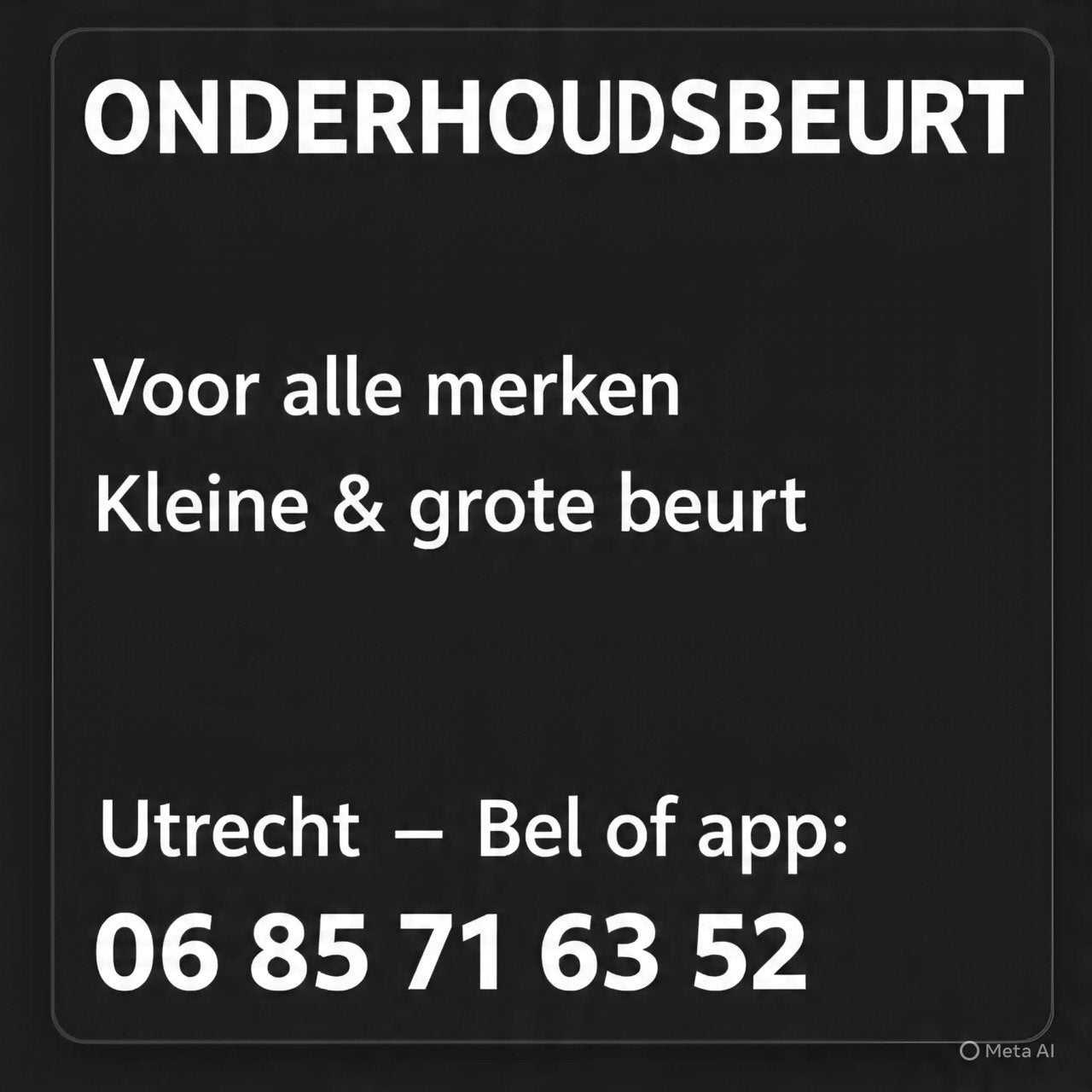 Auto onderhoudsbeurt Utrecht, Ophalen of Verzenden