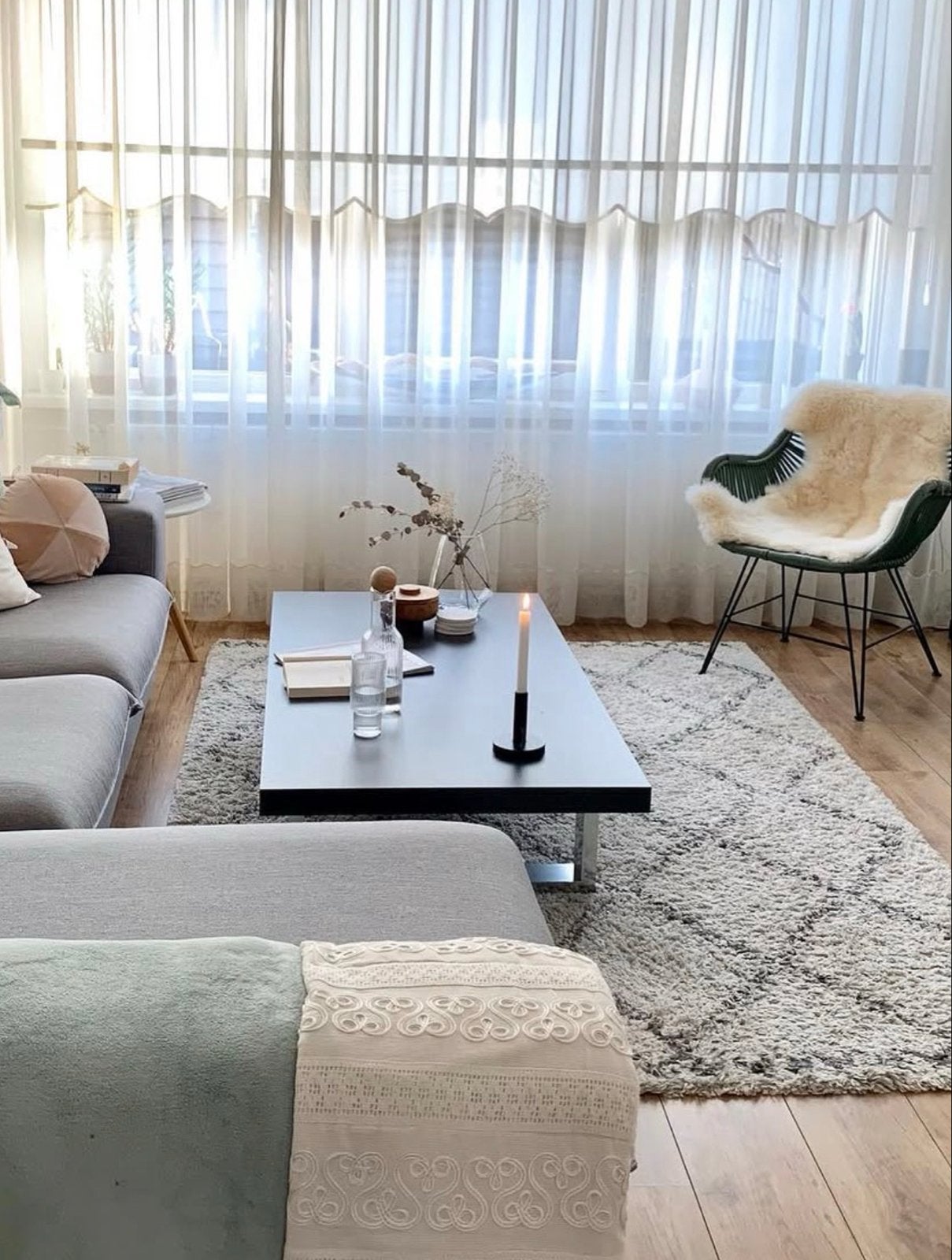 Antraciet salontafel, Huis en Inrichting, Ophalen, Gebruikt, 100 tot 150 cm, 200 cm of meer