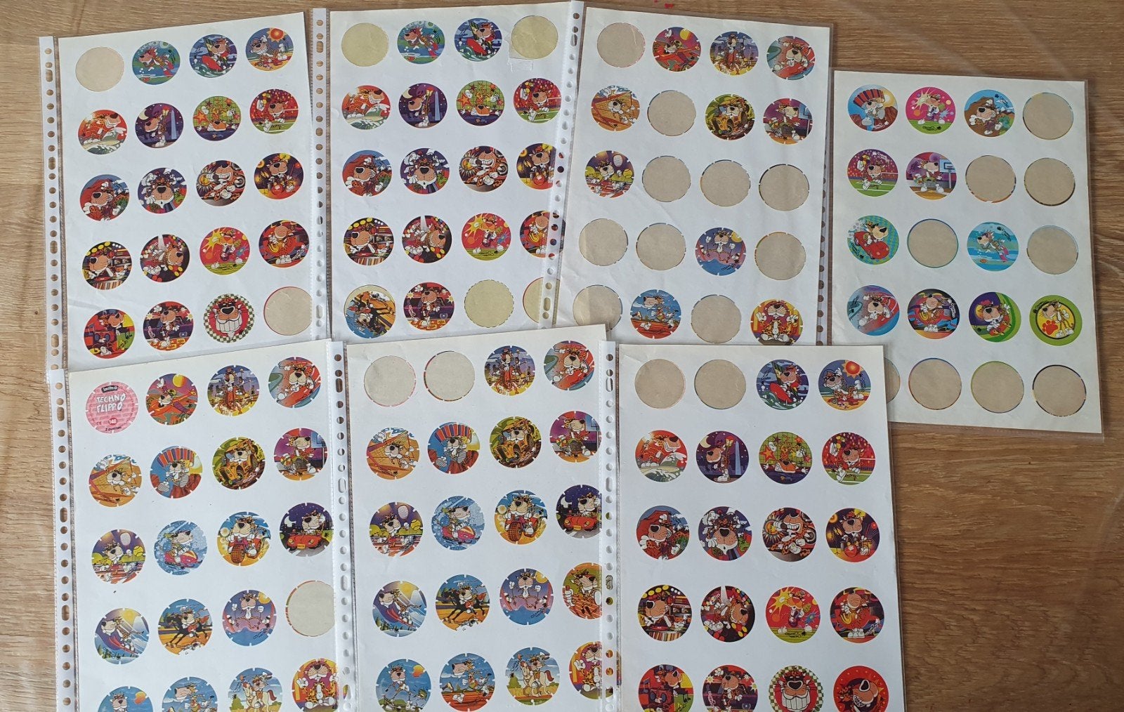 Originele Flippo vellen met Stickers Smiths Lays Looney Tune, Verzenden