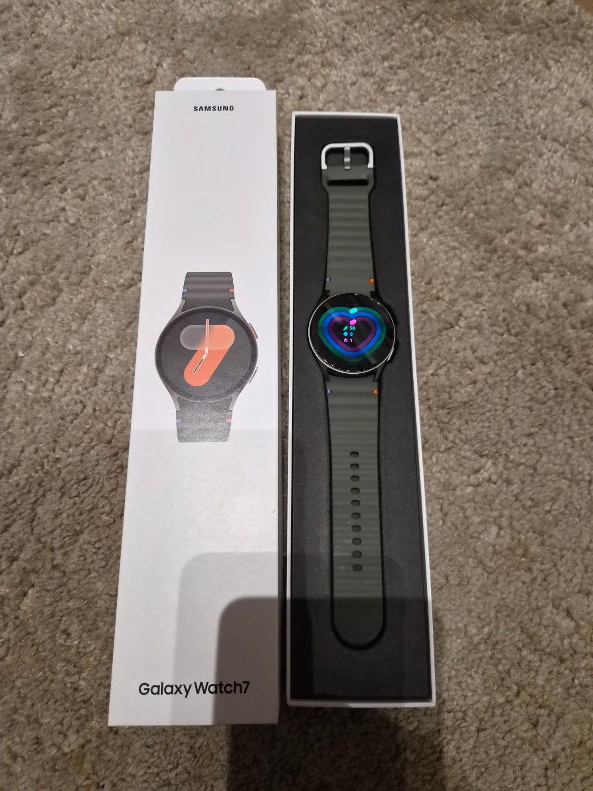 samsung galaxy watch 7 lte 40mm, Sieraden, Tassen en Uiterlijk, Ophalen of Verzenden, Zo goed als nieuw, Zwart, Android