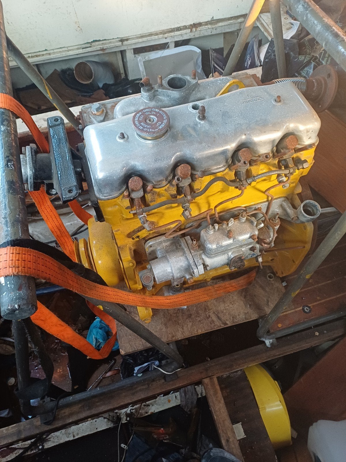 Perkins Motorblok - Draaiend uit boot gehaald, Watersport en Boten, Ophalen of Verzenden
