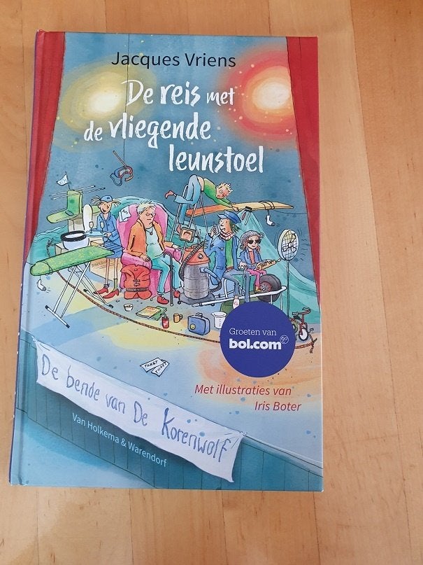 De reis met de vliegende leunstoel  van  Jacques Vriens  , Ophalen of Verzenden, Fictie algemeen