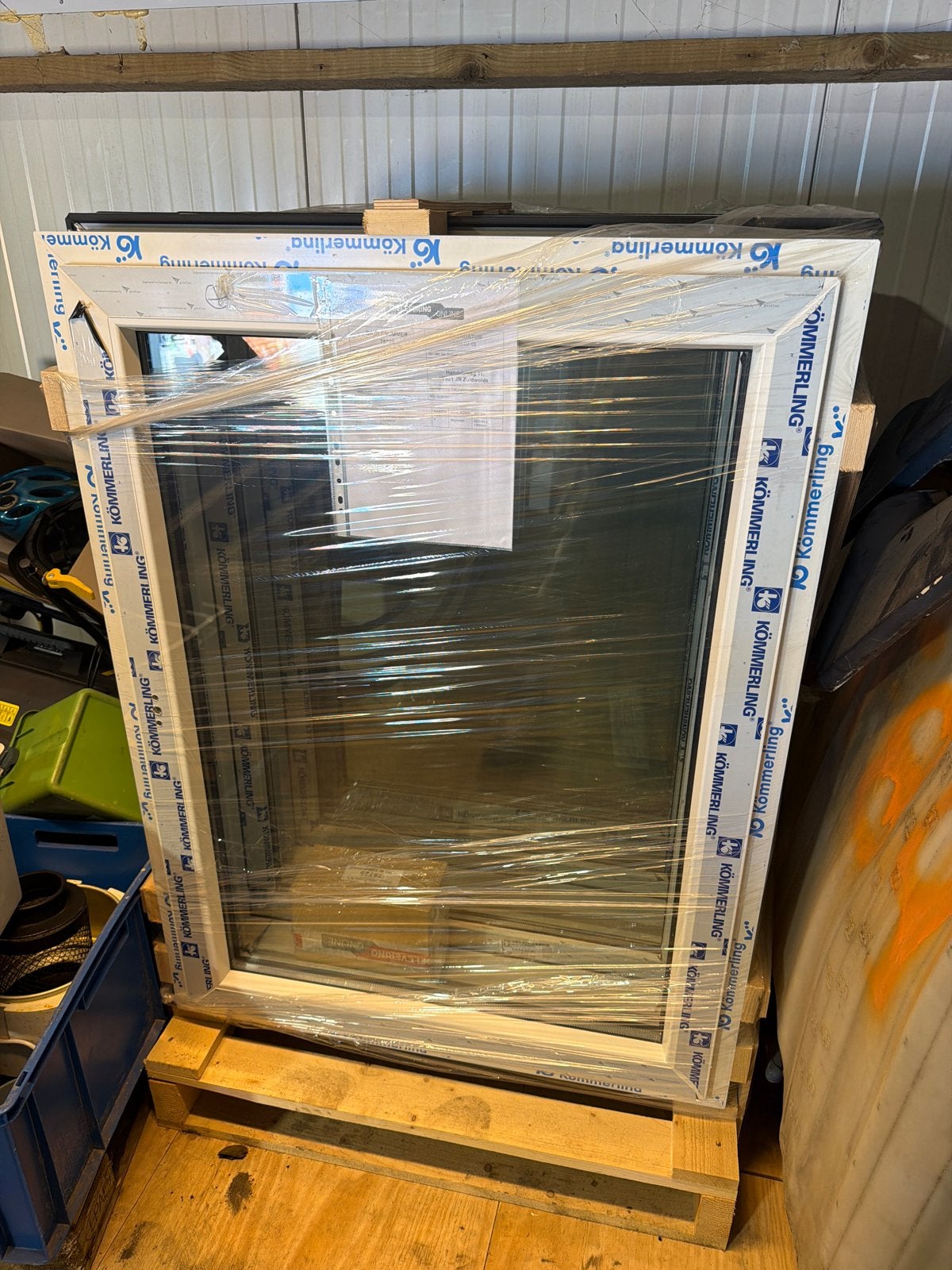 4x Draai-kiep kunststof kozijnen, HR+ glas, 130x83cm, Doe-het-zelf en Verbouw, Glas en Ramen, Ophalen, Gevelraam of Ruit, 80 tot 120 cm