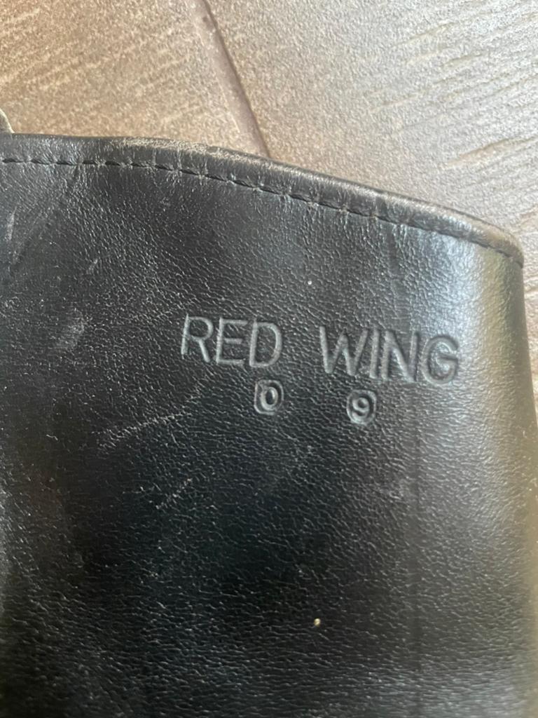 Red Wing Shoes Zwarte Leren Laarzen, Ophalen of Verzenden, Gedragen, Zwart, Boots