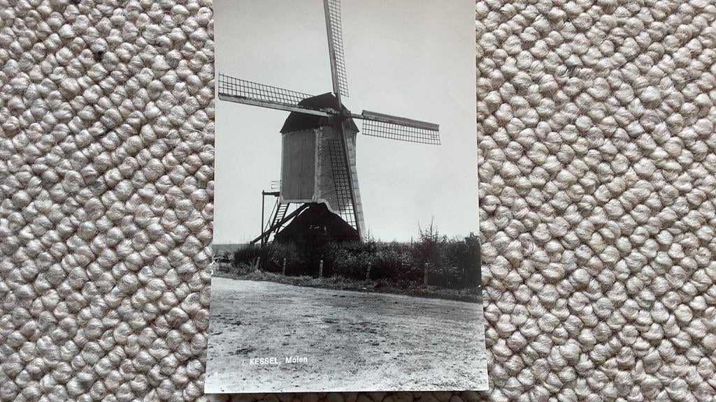 Ansichtkaart Kessel Molen. 914, Ophalen of Verzenden, 1940 tot 1960, Ongelopen, Limburg