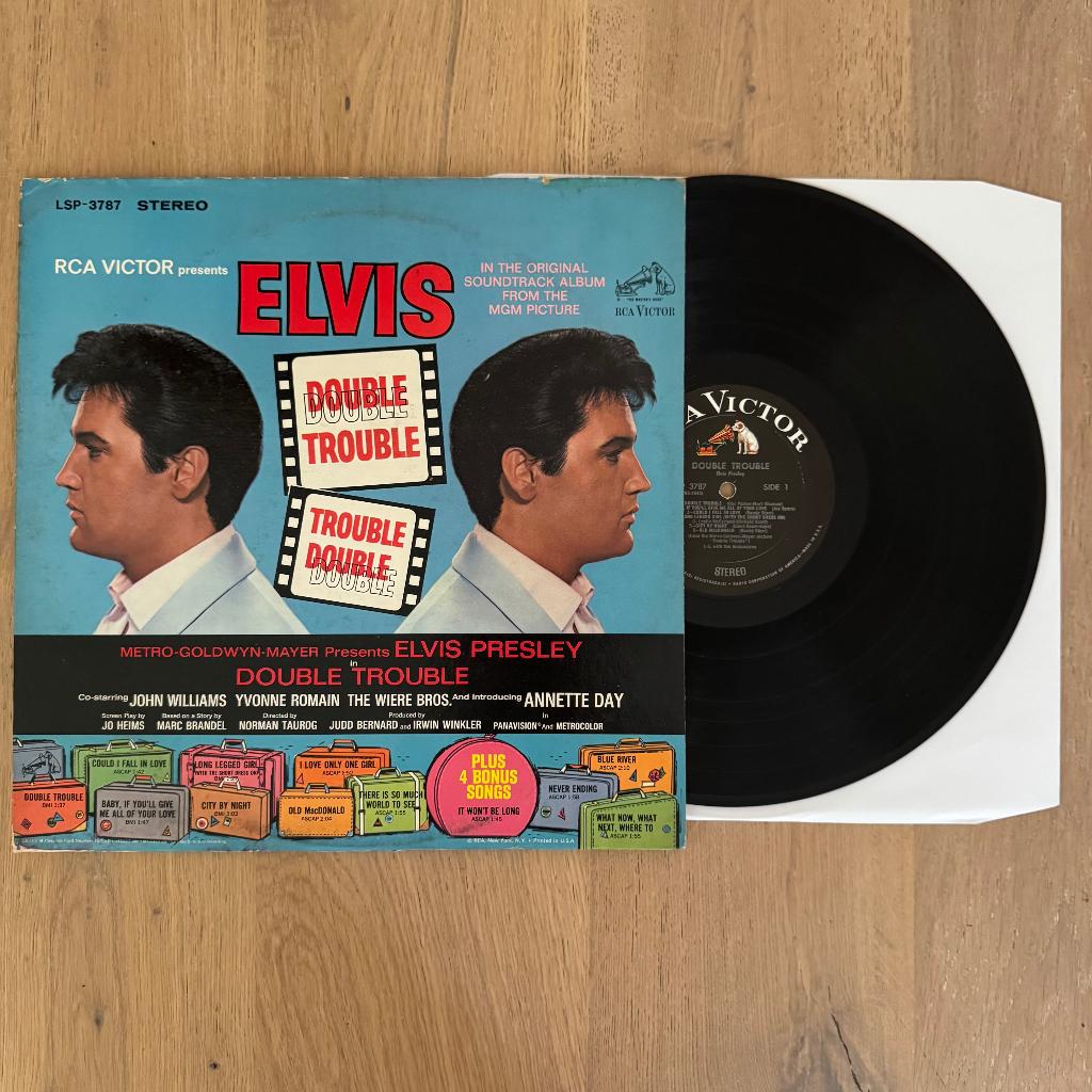 Elvis LP - Double Trouble - USA 1967, Cd's en Dvd's, Vinyl | Rock, Gebruikt, Originele persing, Ophalen of Verzenden, 12 inch