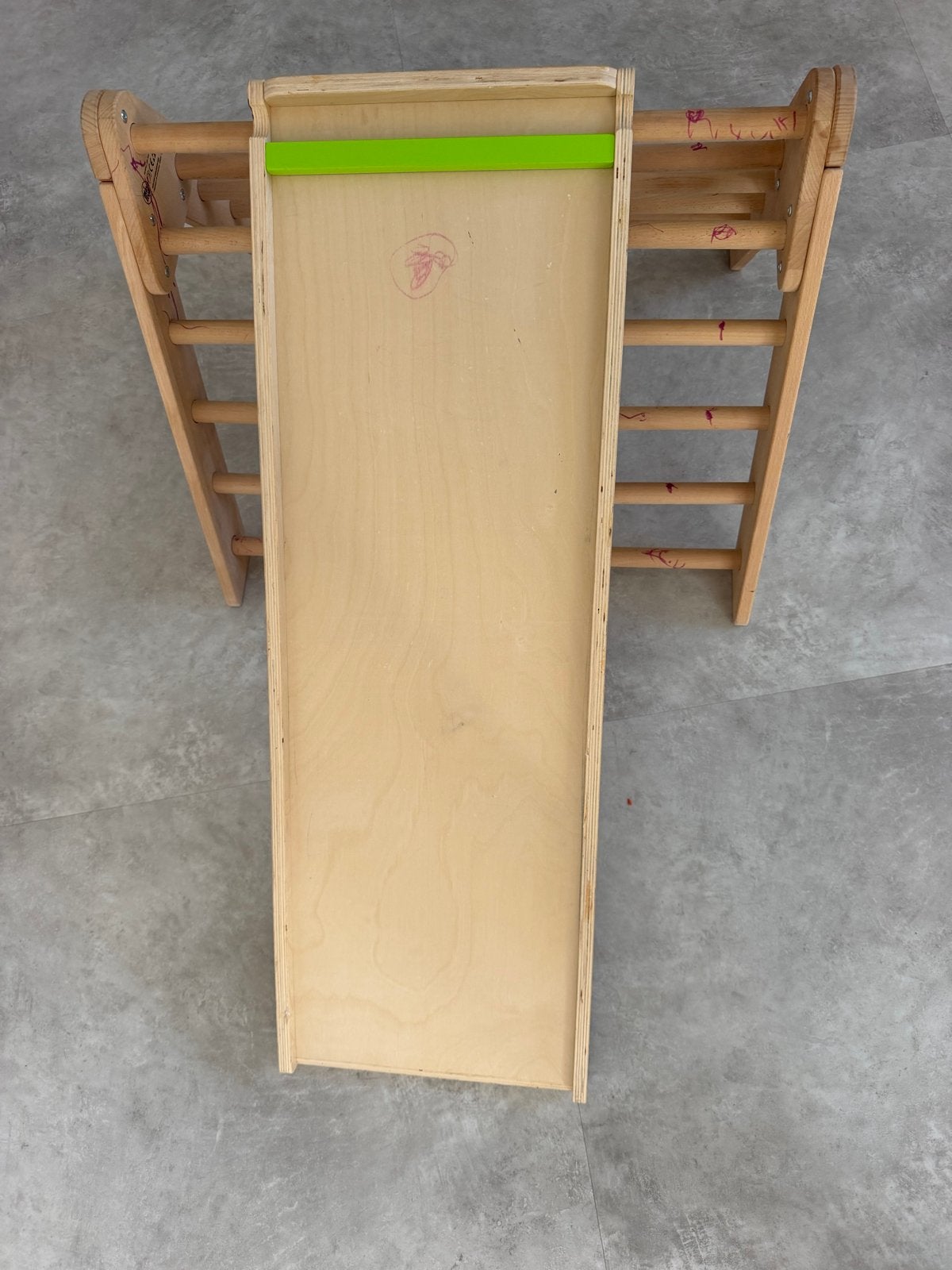 Houten Glijbaan/Klimplank, Ophalen, Gebruikt, Glijbaan