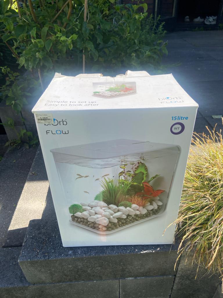 Biorb flow, Dieren en Toebehoren, Vissen | Aquaria en Toebehoren, Ophalen, Gebruikt, Leeg aquarium