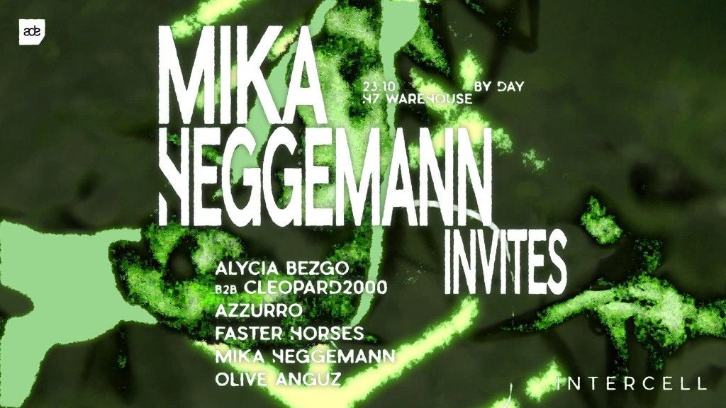 4x Mika Heggemann invites ADE Intercell 23 oktober te koop, Drie personen of meer