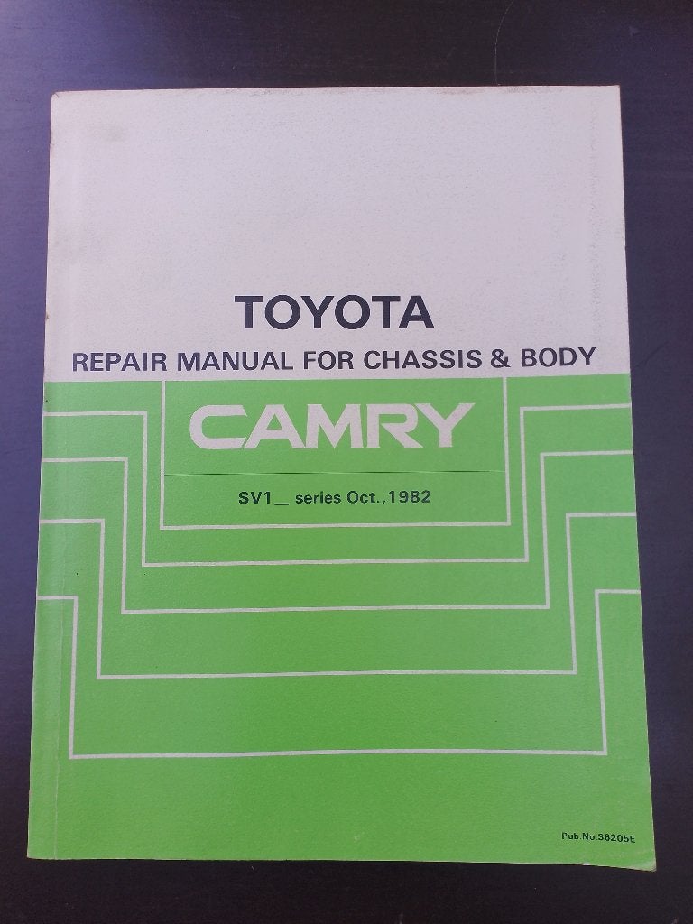 Toyota Camry 1982 dealer  werkplaatsboek, Ophalen of Verzenden, Gelezen, Toyota