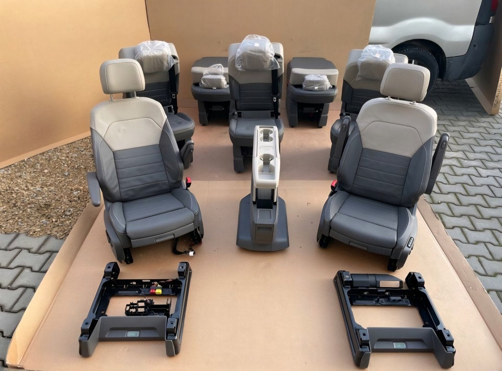 Nieuwe Leren Stoelen set Volkswagen Transporter T7 Multivan, Ophalen of Verzenden, Nieuw, Volkswagen
