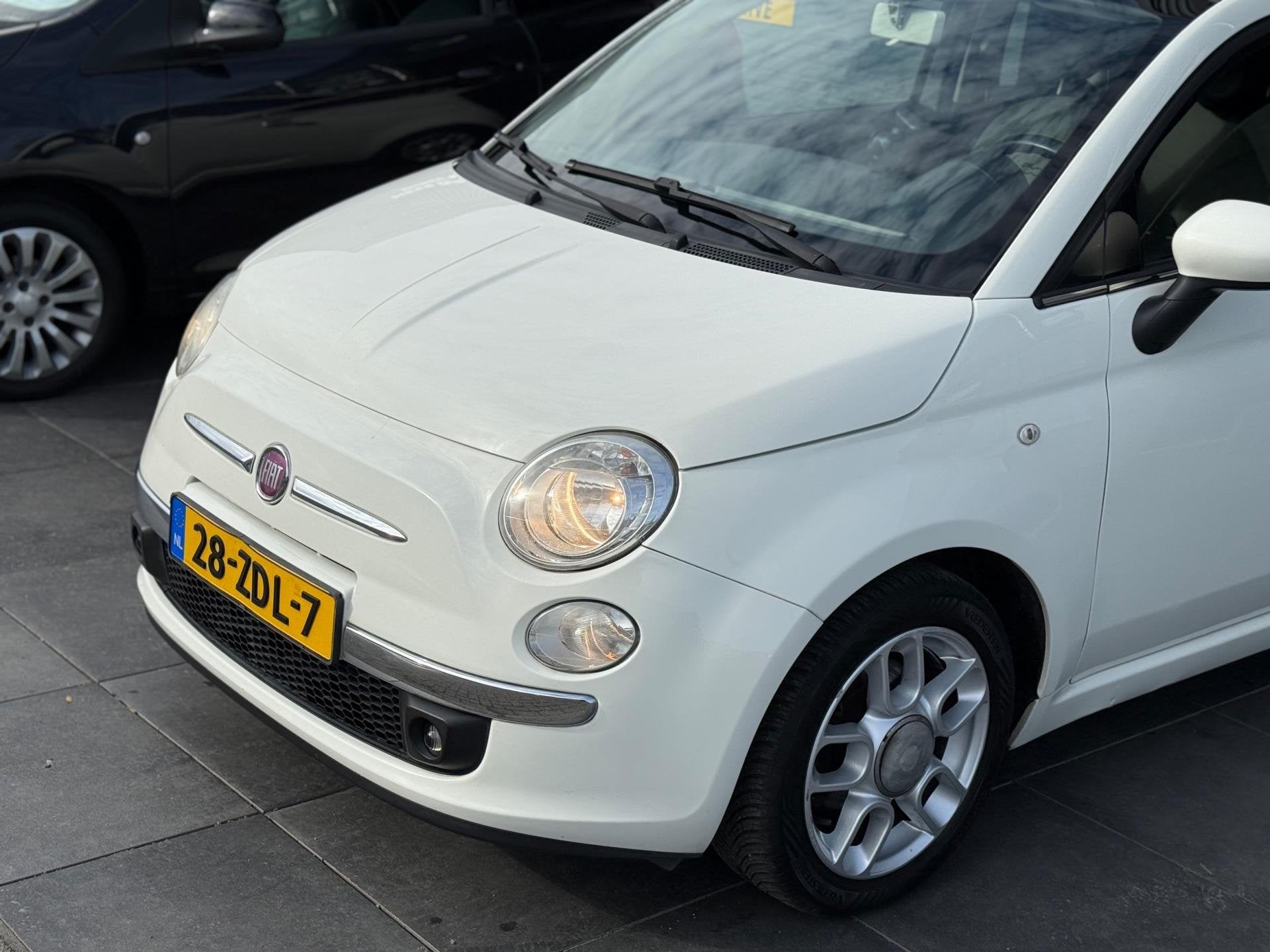 Fiat 500 C 0.9 TwinAir Lounge|Airco|El Pakket|PDC|Cabrio|APK, Euro 5, 86 pk, Gebruikt, Leder en Stof