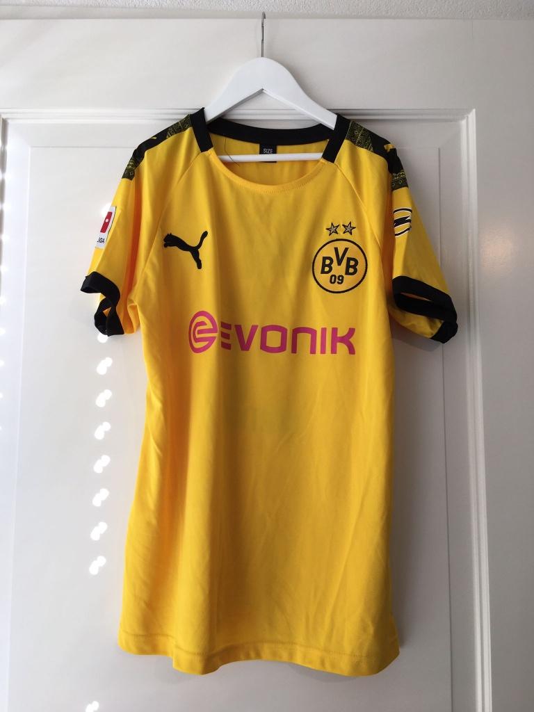 #176-010 Voetbalshirt Sancho (Dortmund) te koop! Maat 176, Maat XS of kleiner, Verzenden, Zo goed als nieuw, Shirt