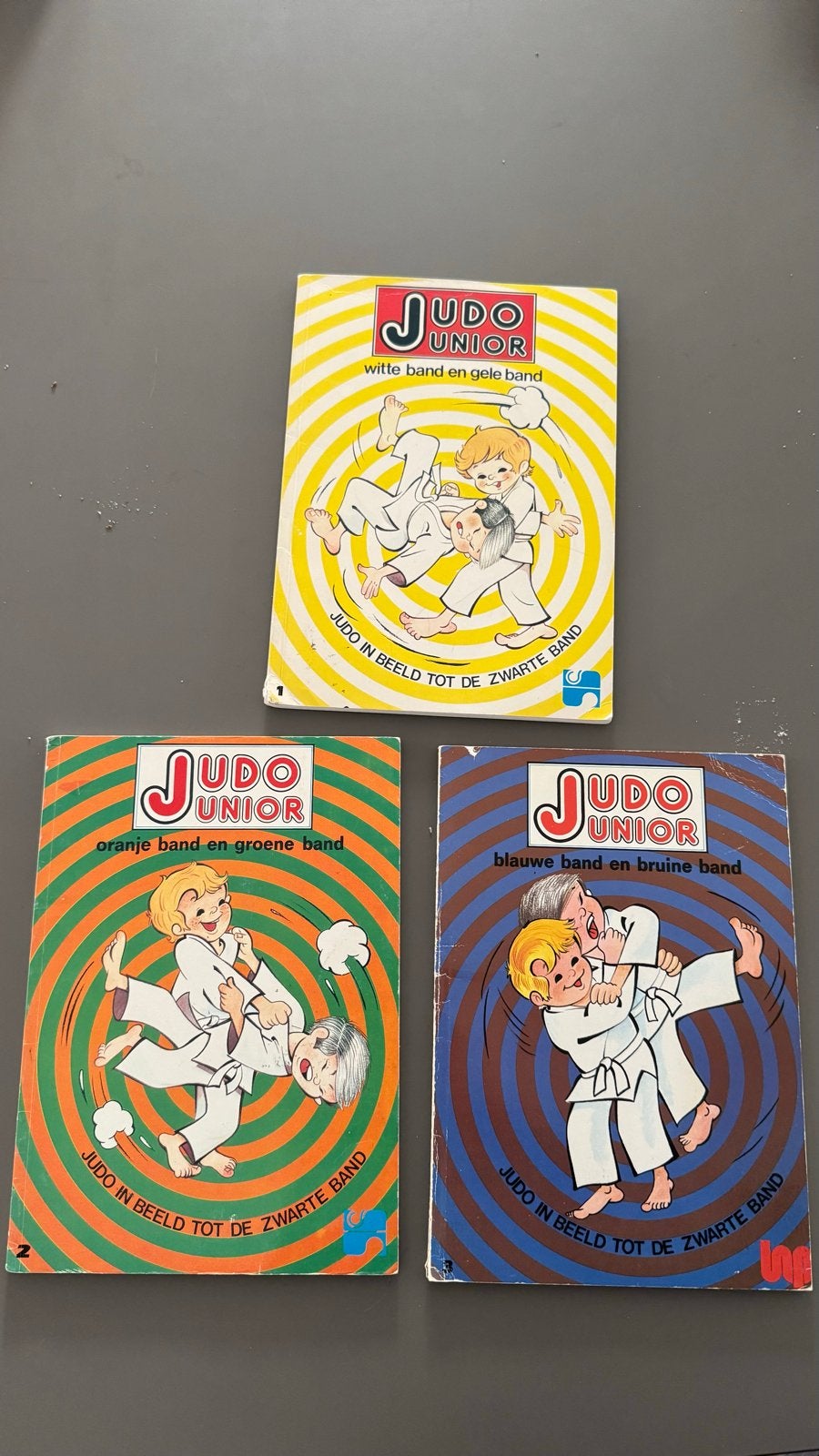Judo Junior - Complete serie (3 stripboeken), Complete serie of reeks, Ophalen of Verzenden, Gelezen