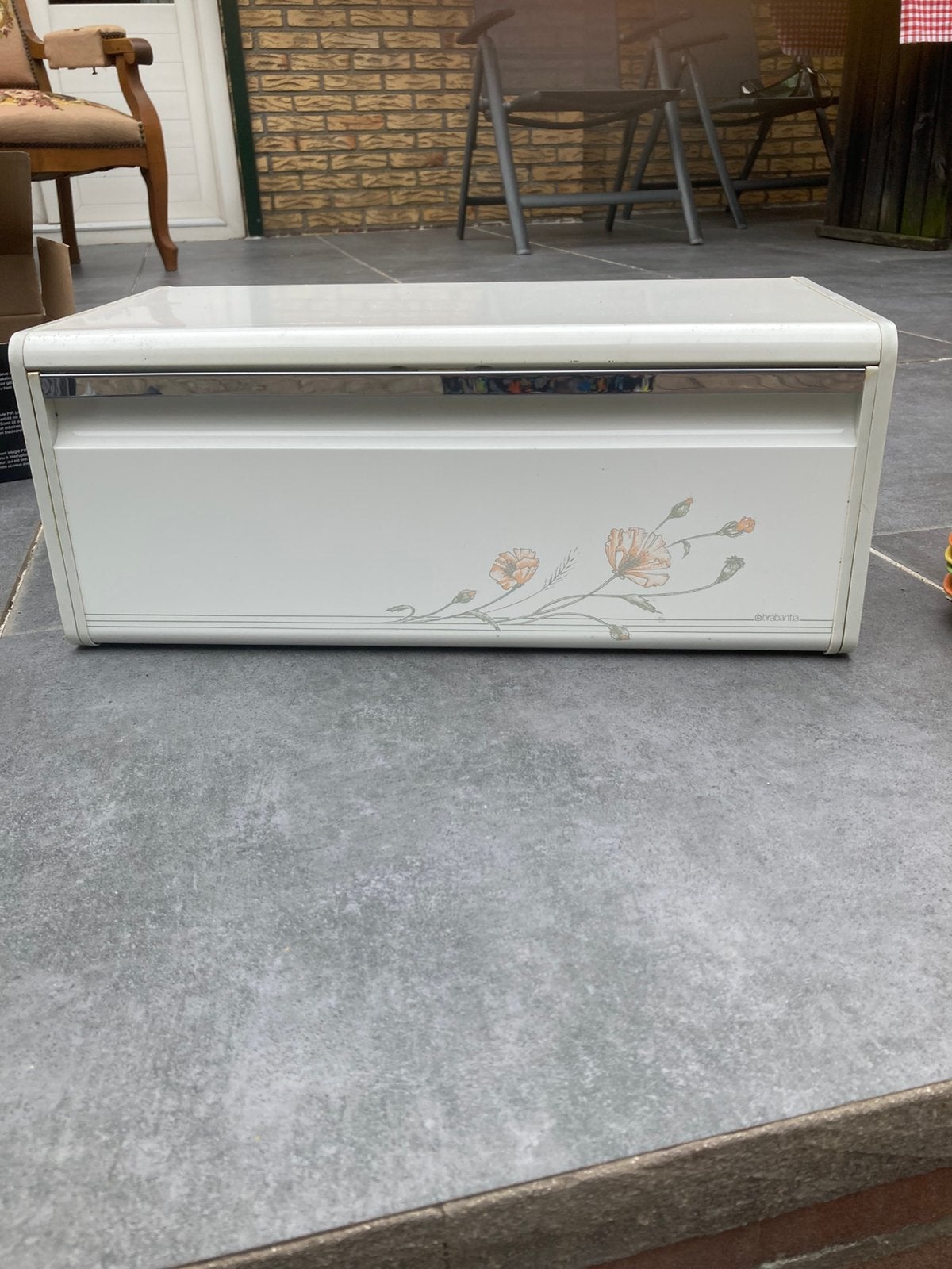 Brabantia  broodtrommel., Ophalen of Verzenden, Zo goed als nieuw, Minder dan 60 cm