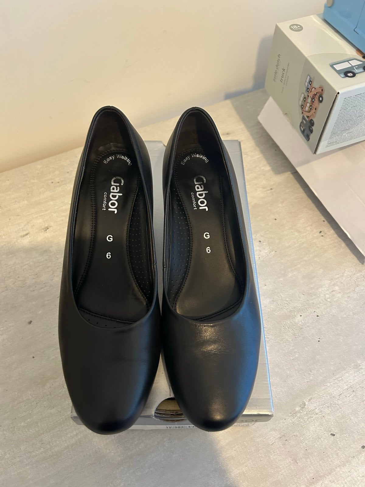 Gabor comfortabele zwarte pumps - Maat 39, Ophalen of Verzenden, Zo goed als nieuw, Zwart, Pumps