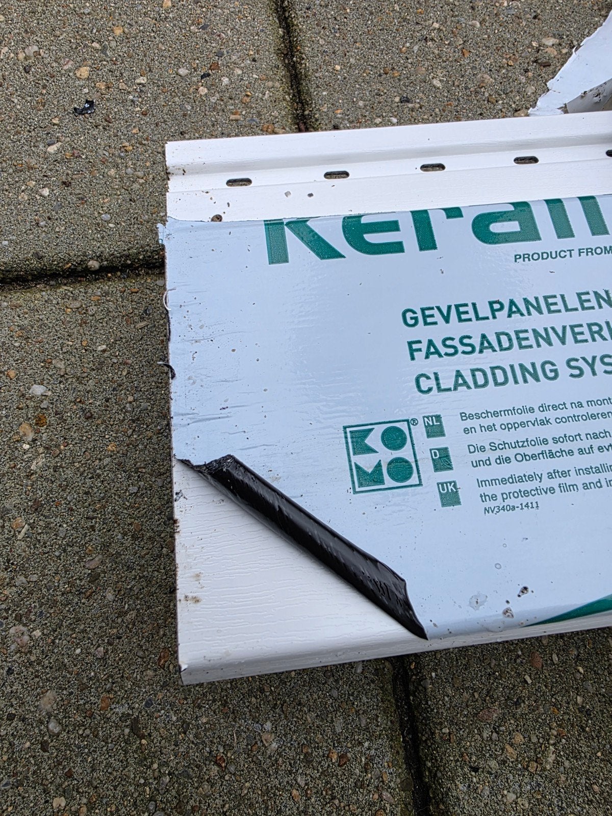 Keralit gevelpanelen/gevelbekleding - Nieuw in verpakking, Ophalen, 25 tot 50 mm, Nieuw, Plank