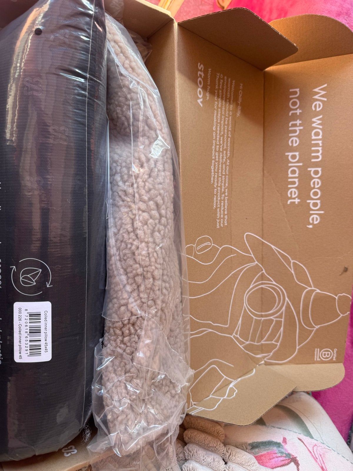 Stoov draadloos warmtekussen - Nieuw in verpakking, Overige merken, Beige, Vierkant, Nieuw