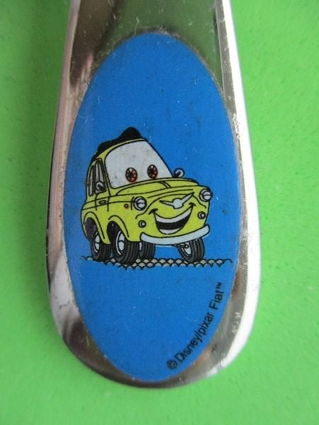(KB5535) Kinderbestek Disney Pixar Fiat kleine lepel, Ophalen of Verzenden, Gebruikt