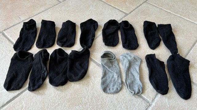 Korte sokken maat 35-38 8 paar, Ophalen of Verzenden, Gebruikt, Sokken