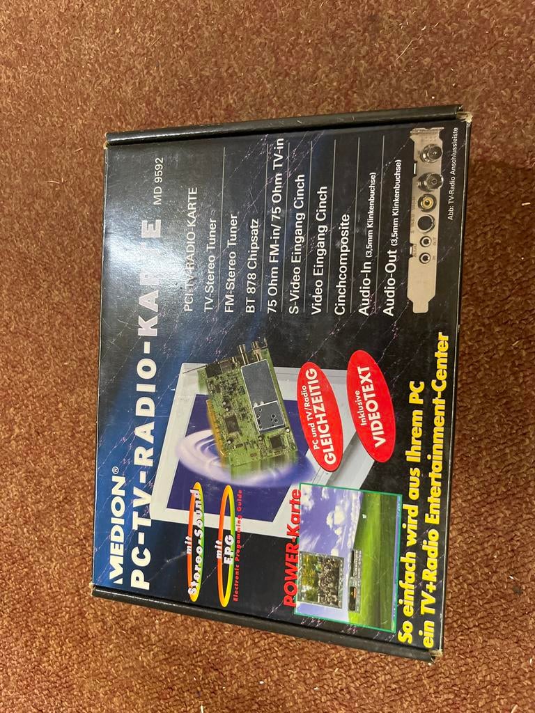 Medion PC-TV-Radio-Kaart MD 9592 met Stereo Tuner, Ophalen of Verzenden, Zo goed als nieuw
